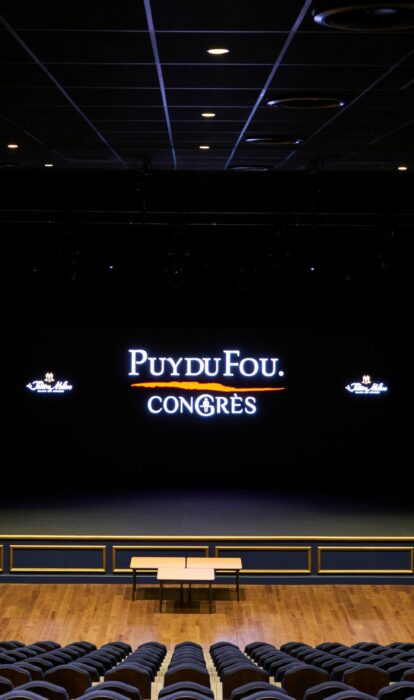 Puy du Fou Congrès Videlio - intégration audiovisuelle